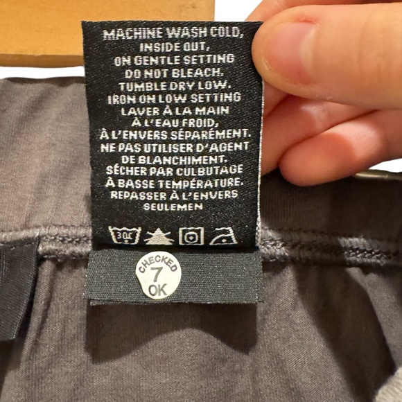 BRUNETTE THE LABEL charcoal bike shorts - NWT - size S/M - Picture 6 of 6